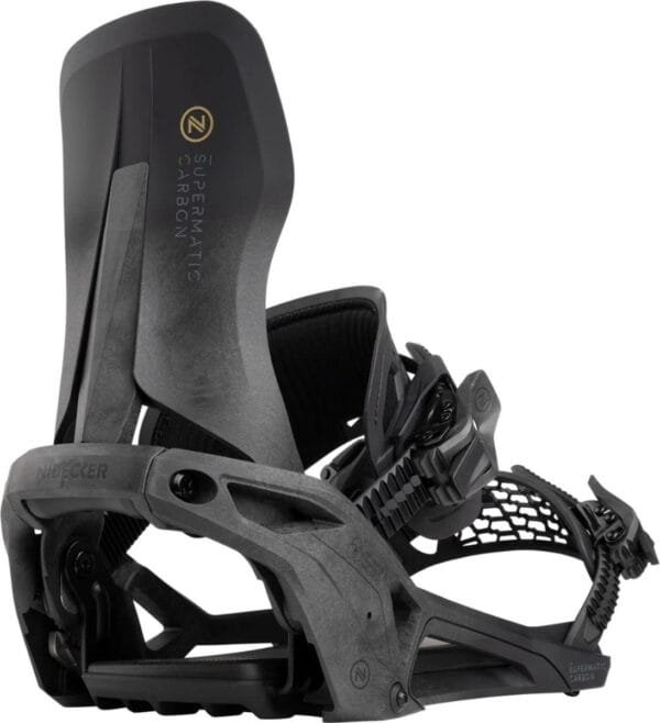 Nidecker Supermatic Carbon Snowboard Binding Zwart L