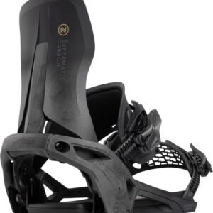 Nidecker Supermatic-Carbon Snowboardbindingen Zwart M
