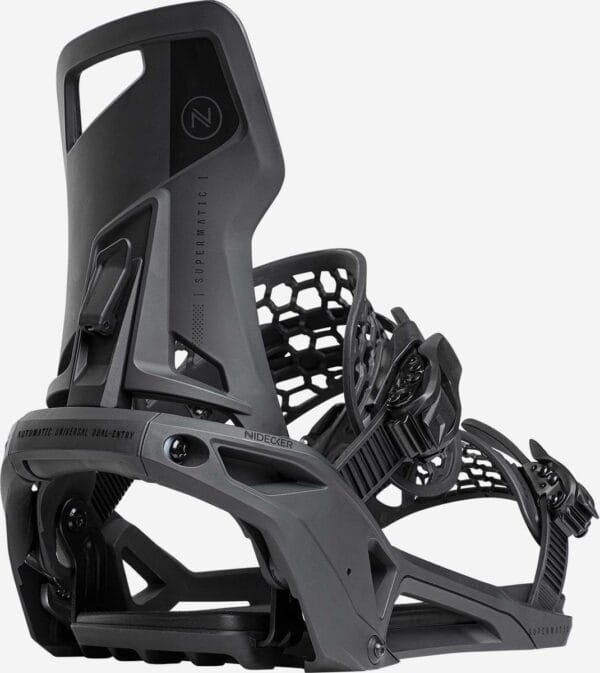 Nidecker Supermatic Snowboard Binding Zwart L