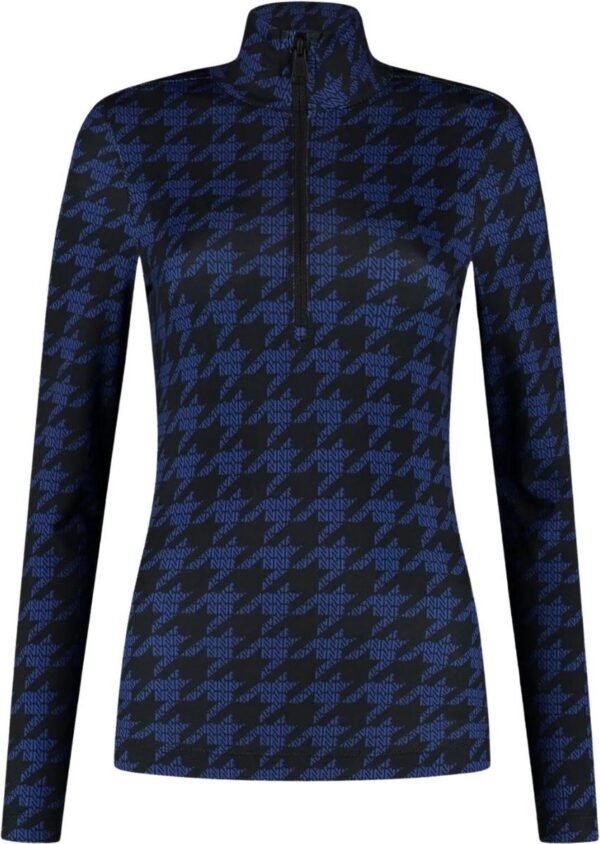 Nikkie Sportswear Geo Logo Ski Pully Dames Blauw L/40