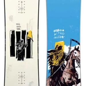 Nitro T1 Snowboard Transparant 155 Man,Vrouw