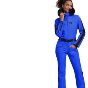 Nivard Ski Suit - Skipak - SkiBroek - Wintersport - Skijas - Dames - 2-Delig - Blauw - Maat M