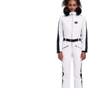 Nivard Ski Suit - Skipak - SkiBroek - Wintersport - Skijas - Dames - 2-Delig - Wit - Maat M