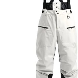 Nivard Skibroek - Skipak - Snowboard Broek - Winterbroek - Sneeuwbroek - Dames - Wintersport - Beige - Maat S