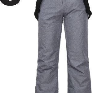 Nivard Skibroek - Skipak - Snowboard Broek - Winterbroek - Sneeuwbroek - Dames - Wintersport - Grijs - Maat L