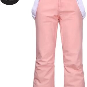 Nivard Skibroek - Skipak - Snowboard Broek - Winterbroek - Sneeuwbroek - Dames - Wintersport - Roze - Maat XL