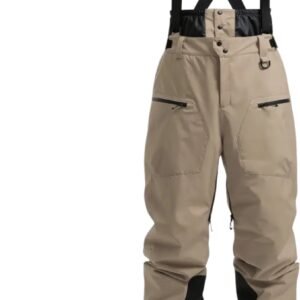 Nivard Skibroek - Skipak - Snowboard Broek - Winterbroek - Sneeuwbroek - Heren - Wintersport - Khaki - Maat XL
