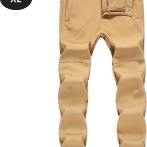 Nivard Skibroek - Skipak - Snowboard Broek - Winterbroek - Sneeuwbroek - Heren - Wintersport - Khaki - Maat XL
