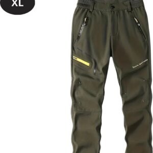 Nivard Skibroek - Skipak - Snowboard Broek - Winterbroek - Sneeuwbroek - Heren - Wintersport - Leger Groen - Maat XL