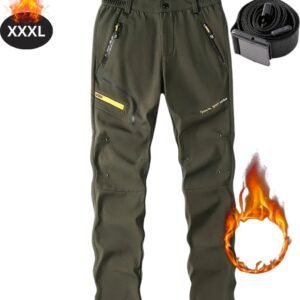 Nivard Skibroek - Skipak - Snowboard Broek - Winterbroek - Sneeuwbroek - Heren - Wintersport - Leger Groen - Maat XXXL