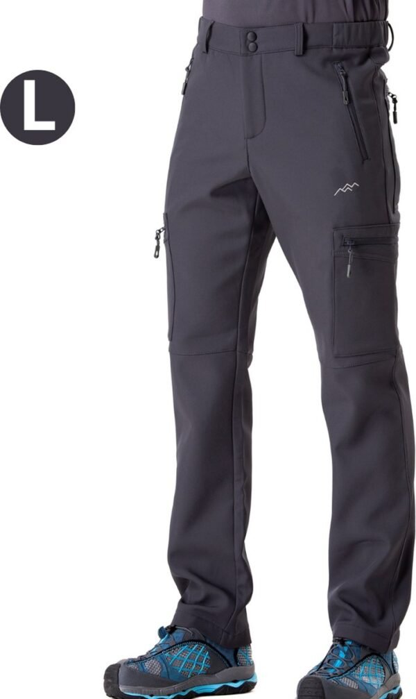 Nivard Skibroek - Skipak - Snowboard Broek - Winterbroek - Sneeuwbroek - Heren - Wintersport - Outdoor - Grijs - Maat L