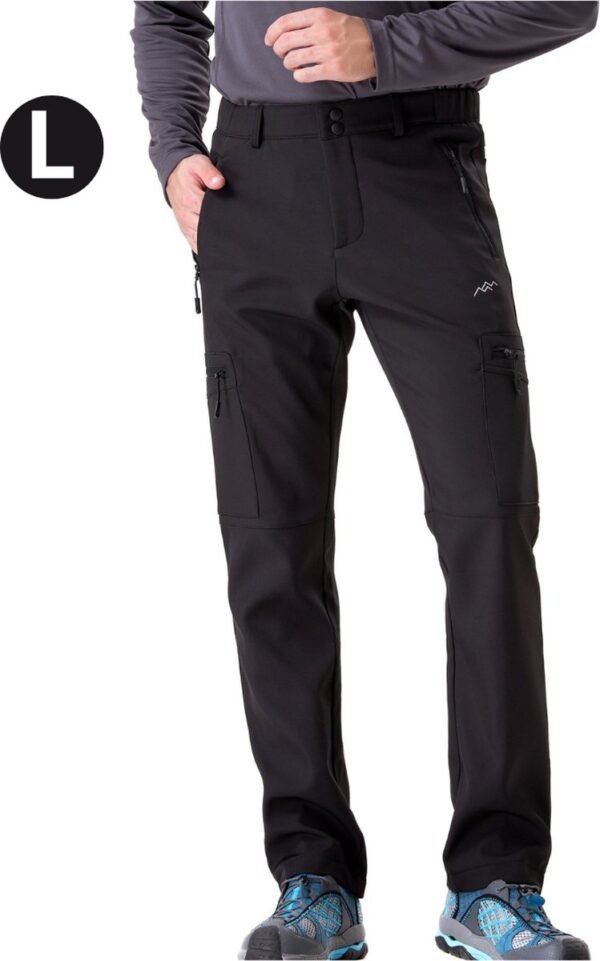 Nivard Skibroek - Skipak - Snowboard Broek - Winterbroek - Sneeuwbroek - Heren - Wintersport - Outdoor - Zwart - Maat L