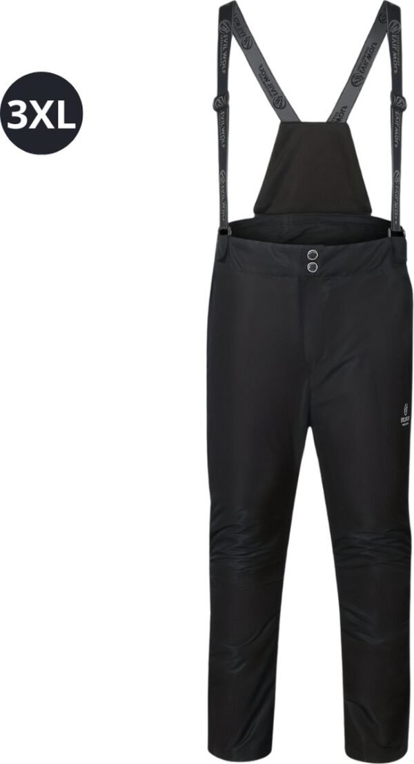 Nivard Skibroek - Skipak - Snowboard Broek - Winterbroek - Sneeuwbroek - Heren - Wintersport - Waterdicht - Zwart - Maat XXXL