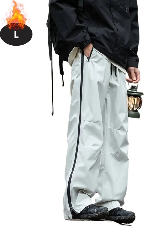 Nivard Skibroek - Skipak - Snowboard Broek - Winterbroek - Sneeuwbroek - Heren - Wintersport - Wit - Maat L