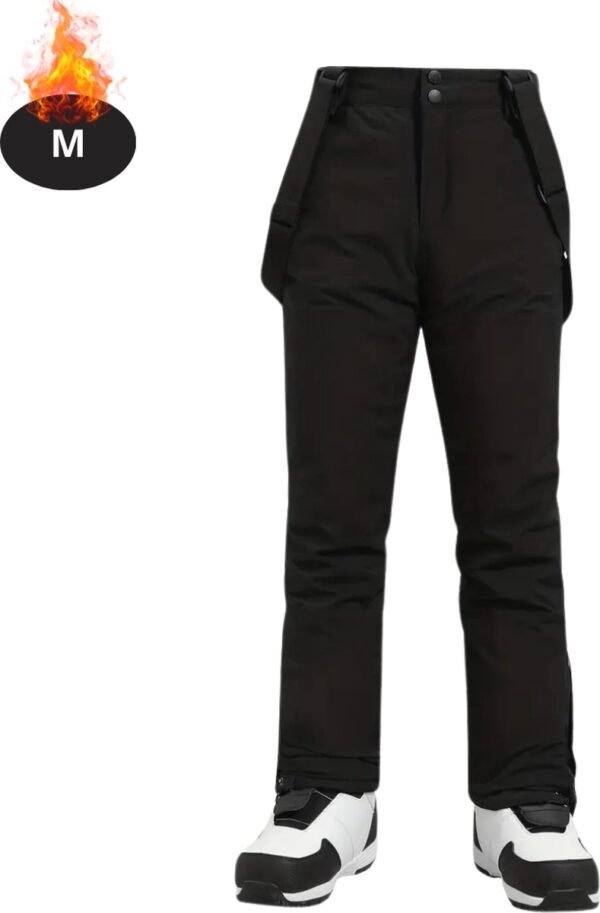 Nivard Skibroek - Skipak - Snowboard Broek - Winterbroek - Sneeuwbroek - Heren - Wintersport - Zwart - Maat M