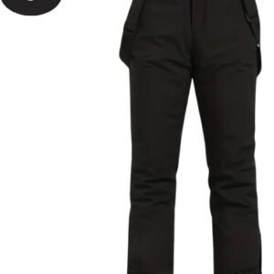 Nivard Skibroek - Skipak - Snowboard Broek - Winterbroek - Sneeuwbroek - Heren - Wintersport - Zwart - Maat S
