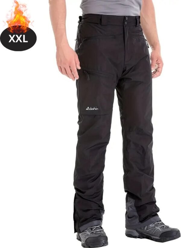 Nivard Skibroek - Skipak - Snowboard Broek - Winterbroek - Sneeuwbroek - Heren - Wintersport - Zwart - Maat XXL
