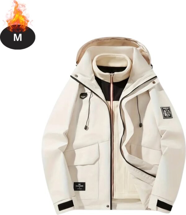 Nivard Skipak - SkiBroek - Skijas - Ski Suit - Wintersport - Dames - Winter - Warm Fleece - Wit - Maat M
