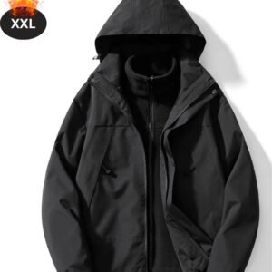 Nivard Skipak - SkiBroek - Skijas - Ski Suit - Wintersport - Dames - Winter - Warm Fleece - Zwart - Maat XXL