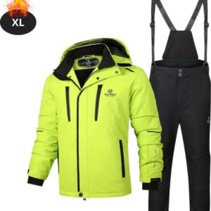 Nivard Skipak - SkiBroek - Skijas - Ski Suit - Wintersport - Heren - 2-Delig - Groen - Maat XL