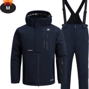 Nivard Skipak - SkiBroek - Skijas - Ski Suit - Wintersport - Heren - 2-Delig - Marineblauw - Maat M