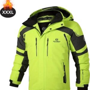 Nivard Skipak - SkiBroek - Skijas - Ski Suit - Wintersport - Heren - Winter - Warm Fleece - Groen - Maat XXXL