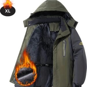 Nivard Skipak - SkiBroek - Skijas - Ski Suit - Wintersport - Heren - Winter - Warm Fleece - Legergroen - Maat XL