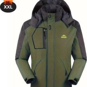 Nivard Skipak - SkiBroek - Skijas - Ski Suit - Wintersport - Heren - Winter - Warm Fleece - Legergroen - Maat XXL