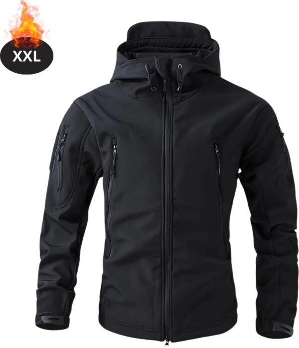 Nivard Skipak - SkiBroek - Skijas - Ski Suit - Wintersport - Heren - Winter - Warm Fleece - Zwart - Maat XXL