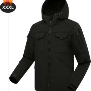 Nivard Skipak - SkiBroek - Skijas - Ski Suit - Wintersport - Heren - Winter - Warm Fleece - Zwart - Maat XXXL