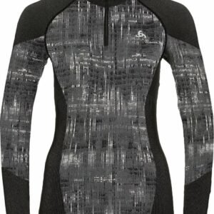 ODLO Blackcomp LS Half-Zip Dames - Zwart - maat M