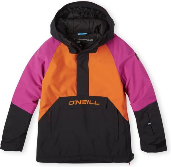 O'Neill Jas Girls O' RIGINALS ANORAK Fuchsia Rood Kleurenblok 128 - Fuchsia Rood Kleurenblok 55% Polyester, 45% Gerecycled Polyester (Repreve)