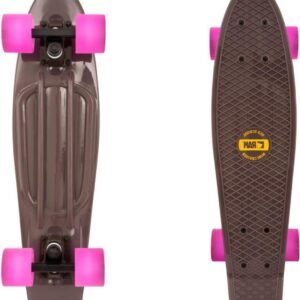 Old School Skateboard - Mini Cruiser - Stadstransport - Waterdichte Constructie - 22 Inch - Roze