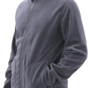 Omkeerbare Heren Outdoor Fleece Jas met Capuchon - Lange Mouw Winterjas