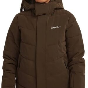 O'neill Fwc Cruz Hybrid Puffer Snow Jas Bruin M Vrouw