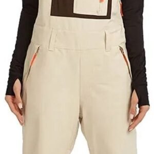 O'neill Fwc Peak Bib Broek Beige M Vrouw