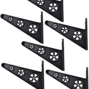 Opbergrek Skateboard - Wandrek Snowboard - Sportuitrusting Opbergen - Stevige Constructie - 22x19cm - Zwart