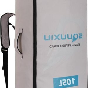 Opblaasbare Paddleboard Rugzak - SUP tas - Watersport Transport - Hoge Dichtheid Oxford Stof - 105 liter - Zwart