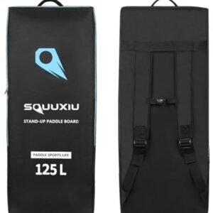 Opblaasbare Paddleboardtas - SUP Board Rugzak - Vervoer Board - Ventilerende Netten - 105L of 125L - Zwart