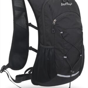 Outdoor Rugzak - Sporttas Dagrugzak - Actieve Buitensport - Lichtgewicht Ontwerp - 15 Liter - Zwart