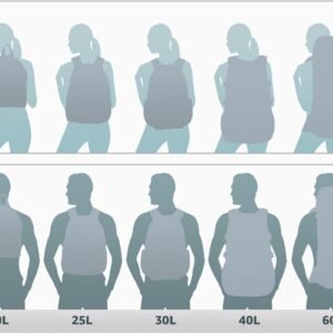 Outdoor Rugzak voor Sneeuwschoenen, Snowboard, Ski's en Stokken - Camel/Grijs