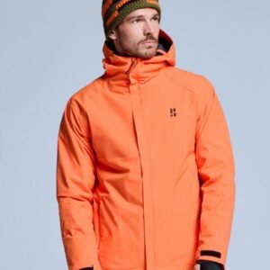 POEDERBAAS - arctic 2l insulated jacket men - Ski jack heren - Oranje