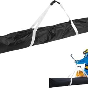 Padded Ski Bag - Snowboard Cover - Winter Sport - Waterproof Polyester - 185 cm - Zwart