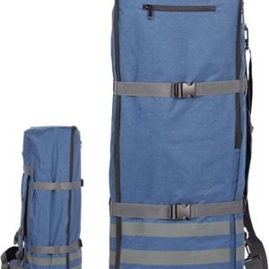 Paddleboardtas Grote Capaciteit - Reisrugzak Opblaasbaar - Watersport Transport - Verstelbare Schouderbanden - 84 Liter - Blauw