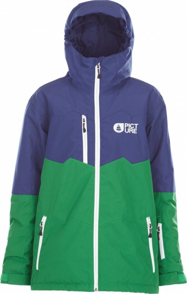 Picture Kids Tommy snowboardjas donker blauw groen