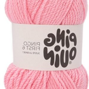 Pingouin - Pingo First 6 wolbol - breiwol - 100% acryl - naald nr. 6 - kleur Love Pink