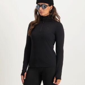 Poederbaas Midlayer Pully Dames - Four Seasons Lightweight - Zwart - Maat XS