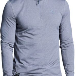 Poederbaas Midlayer Pully - Skipully - Heren - Four Seasons Lightweight 2.0 - Grey Melange - Maat M