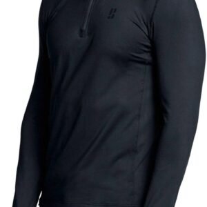 Poederbaas Midlayer Pully - Skipully - Heren - Four Seasons Lightweight 2.0 - Zwart - Maat XXL