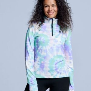 Poederbaas Skipully Dames - Cabin Life - Wit Tiedye - Maat M